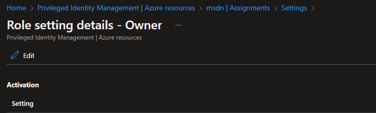Selecting the group for role assignment