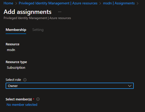 Selecting eligible members