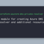 Azure DNS Private Resolver Module