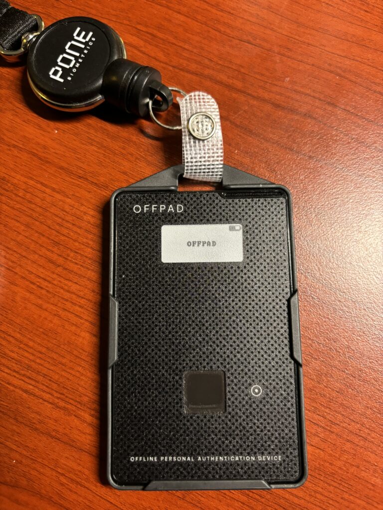 OFFPAD Biometric FIDO 2 Authentication Device